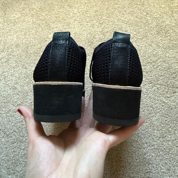 Eileen Fisher Eddy Recycled Stretch Knit Platform Oxford Shoes Size 7 LIKE NEW - Picture 4 of 12